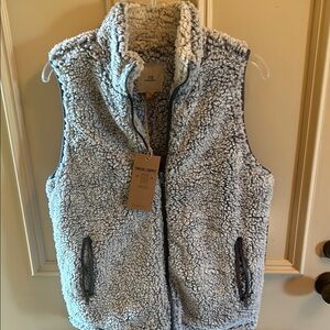 Thread & Supply Gray Sherpa Vest